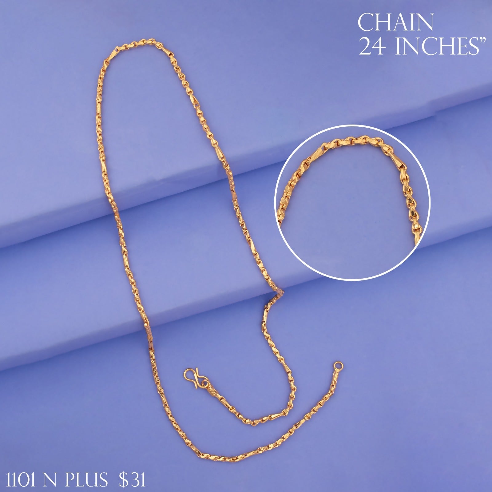 Classic Designer Thali Chain 24 Inch