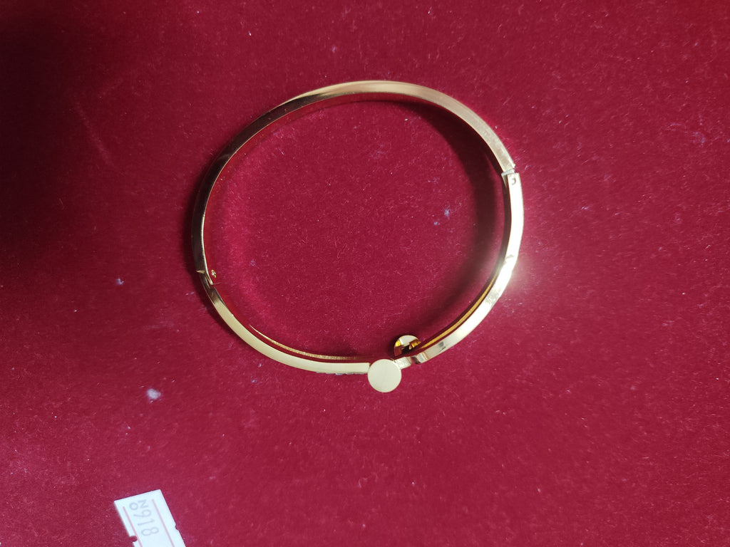 Modern Gold Finish Bracelet