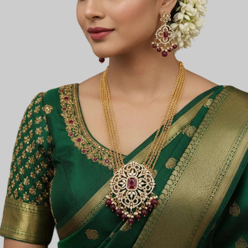 Traditional Chandraharam Necklace