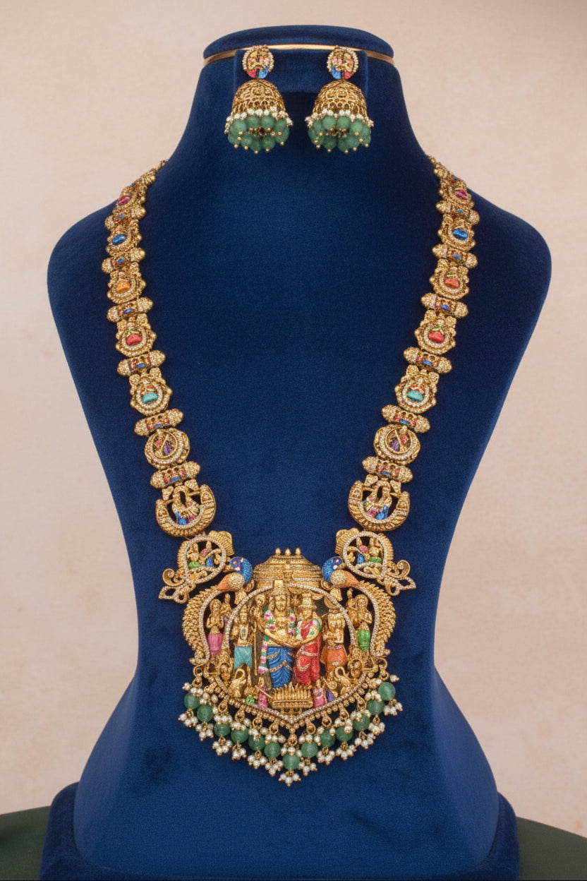 Meenakari srinivasa Kalyanam Necklace