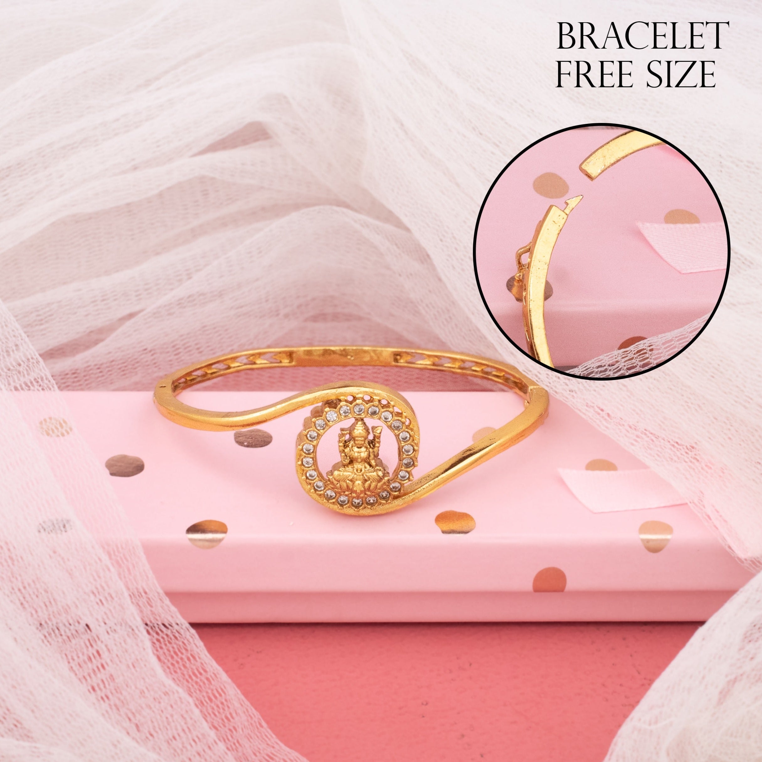 Trendy Bracelet with Lakshmi Devi