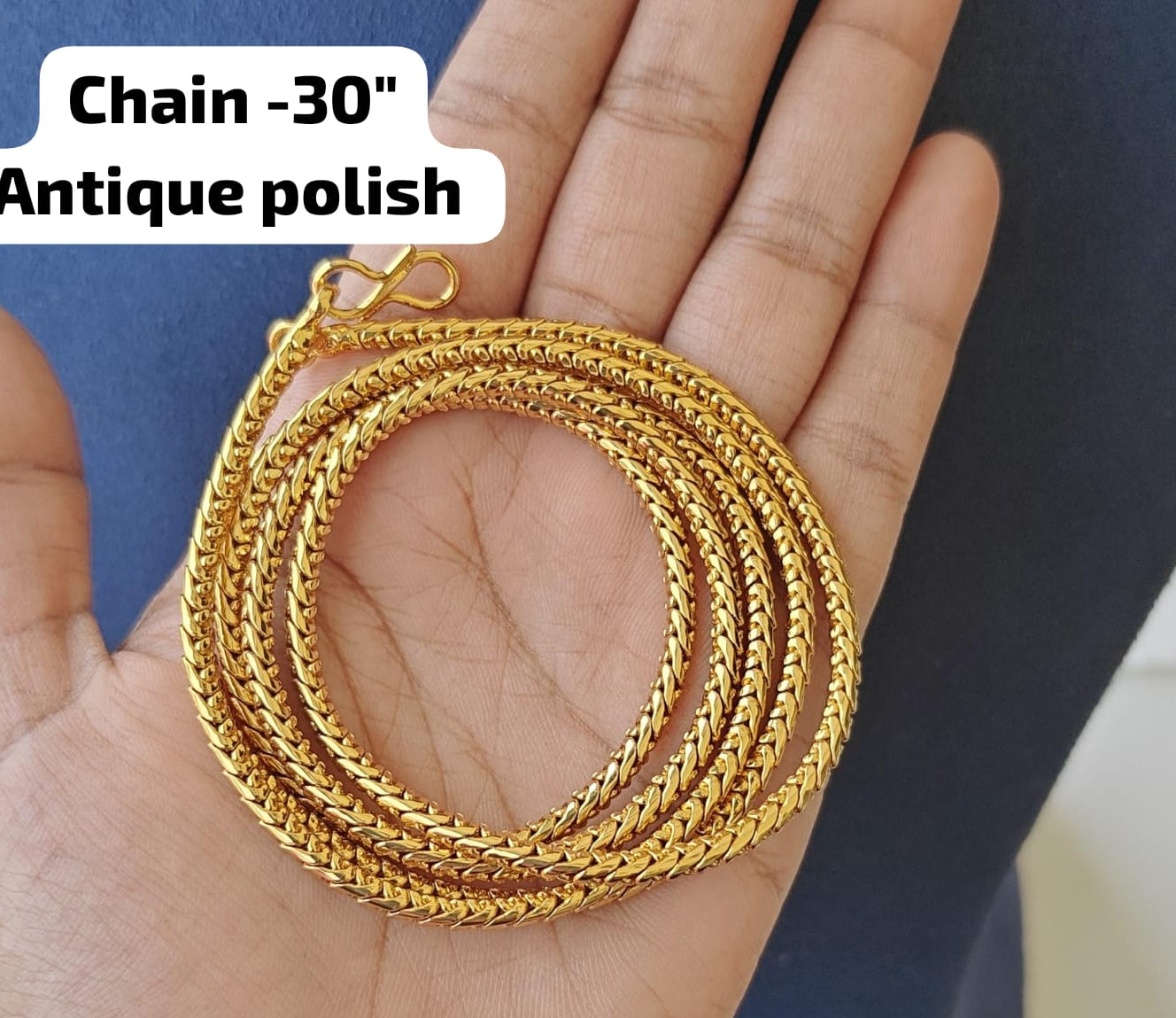 Antique Polish Chain – 30 Inch