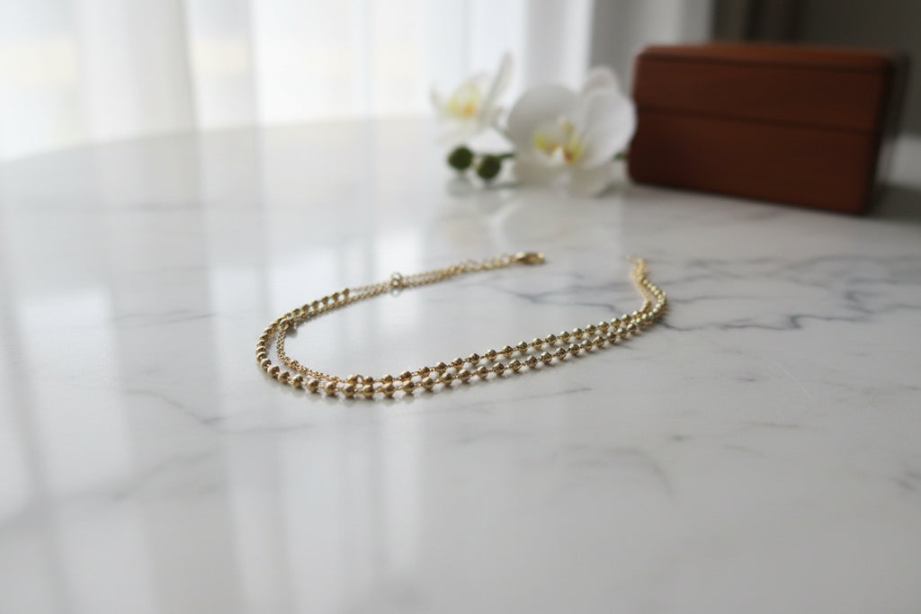 Classic Gold Beads Bracelet