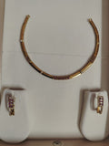 Elegant fashion neck piece with sparkling CZ stones